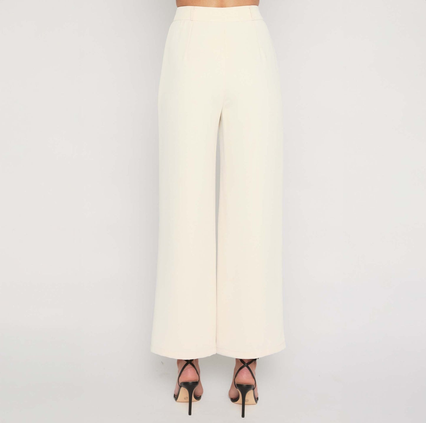 Wide Leg Pants - Ivory