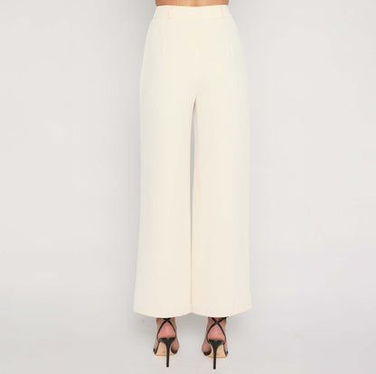 Wide Leg Pants - Ivory